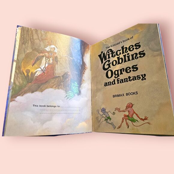 vtg 1980 Kincaid's Book of Witches,, Goblins, Ogres book - Picture 4 of 6